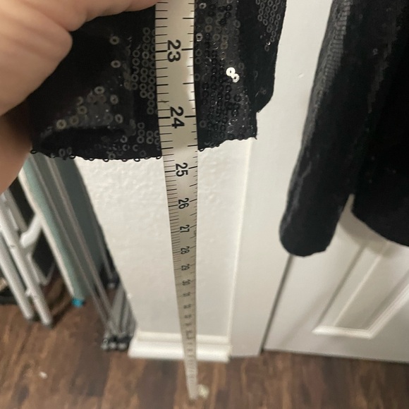 Scoop black sequined dress - Picture 5 of 8